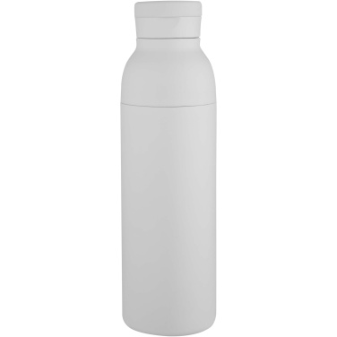 Logotrade Firmengeschenke das Foto: Illuminate 650 ml RCS doppelwandige Isolierflasche aus recyceltem Edelstahl
